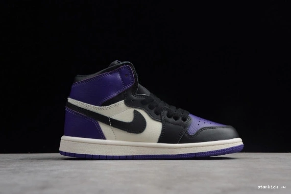 1 Purple' High Jordan Air OG 555088-501 555088-501 Kid  'Court Retro Kids 0909